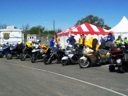 Capitol 10K - Med tent and MSEt Bikes